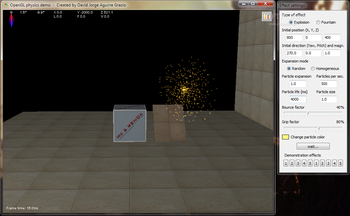 OpenGL Physics screenshot