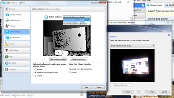 OpenNI Virtual Camera screenshot