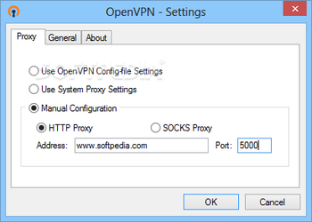 OpenVPN screenshot