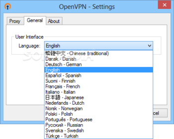 OpenVPN screenshot 2