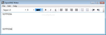 OpenXML Writer screenshot