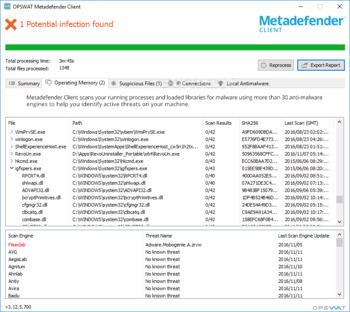 OPSWAT Metadefender Client screenshot 2