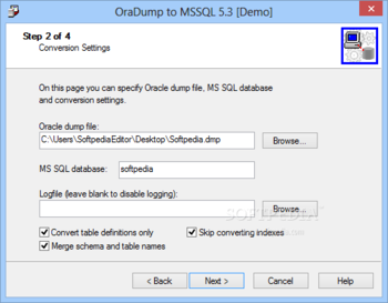 OraDump to MSSQL screenshot 3