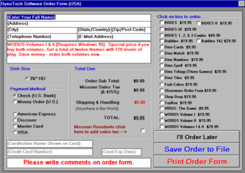 Order Form Source Code screenshot 2