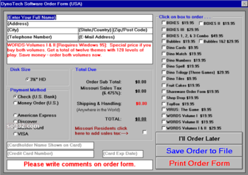 Order Form Source Code screenshot 3