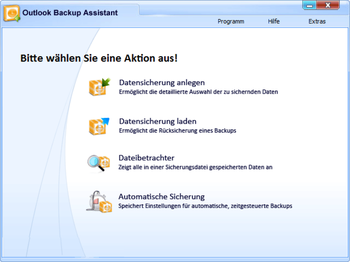 Outlook Backup Assistant screenshot 2