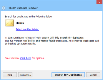 Outlook Duplicate Remover screenshot 2