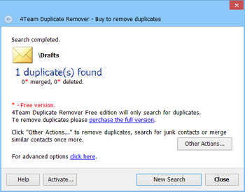 Outlook Duplicate Remover screenshot 3