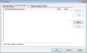 Outlook Express Tweaker screenshot 2