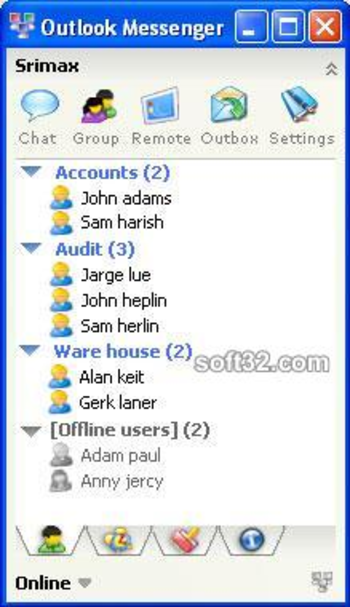 Outlook LAN Messenger screenshot 2