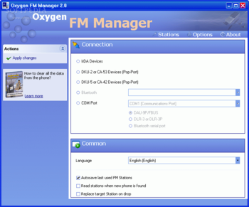 Oxygen FM Manager screenshot 2