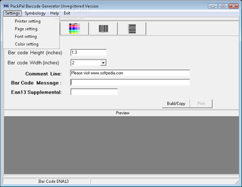 PackPal Barcode Generator screenshot 2