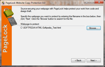 PageLock Website Copy Protection screenshot 2