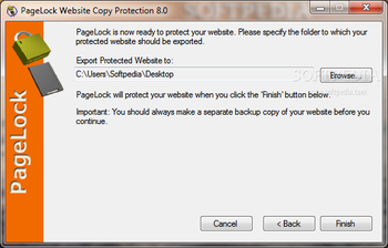 PageLock Website Copy Protection screenshot 4