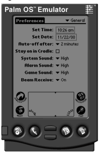 Palm OS Emulator screenshot 4