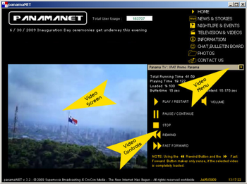 PanamaNet screenshot