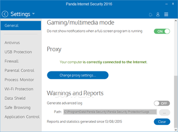 Panda Internet Security screenshot 19