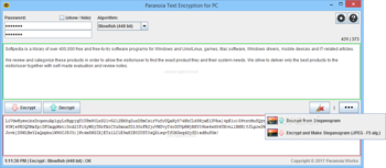 Paranoia Text Encryption for PC screenshot 3