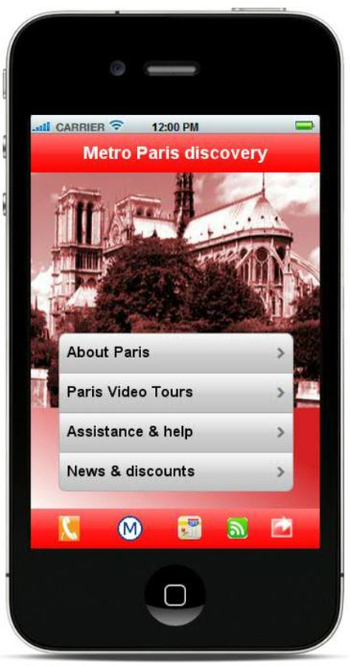 Paris eBook Video Tours screenshot
