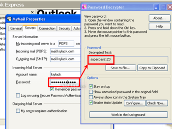 Password Decryptor (View Asterisks pwd.) screenshot 2