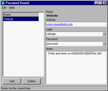 Password Hound screenshot 2