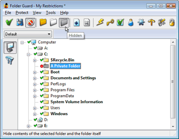 Password Protect Folder Guard screenshot