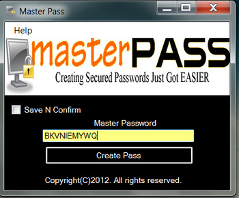 PassWordMakr screenshot