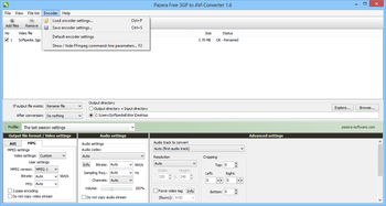 Pazera Free 3GP to AVI Converter screenshot 5