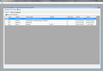 PC Activity Monitoring Software screenshot