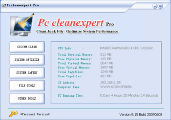 Pc Clean Expert screenshot