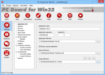 PC Guard for Win32 screenshot