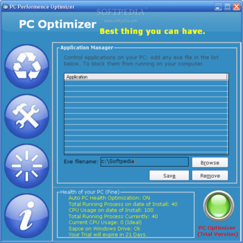 PC Performance Optimizer screenshot 3