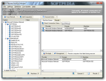 PC Remote Shortcut Manager screenshot