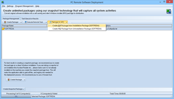 PC Remote Software Deployment screenshot 6