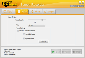 PCHand Screen Recorder screenshot 2