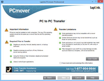 PCmover Professional screenshot 2