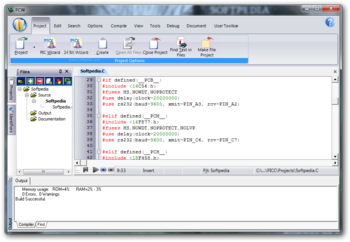 PCWHD Compiler screenshot