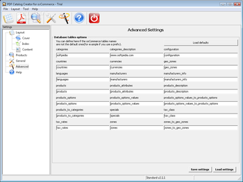 PDF Catalog Creator for osCommerce screenshot 3