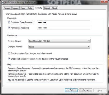 PDF Creator for Windows 7 screenshot 3