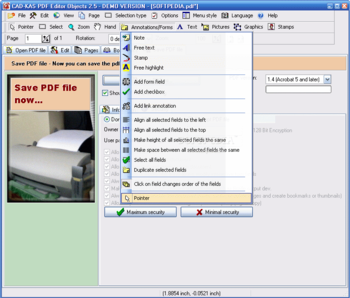 PDF Editor Objects screenshot 3
