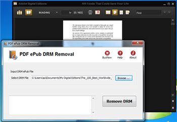 PDF ePub DRM Removal screenshot 2