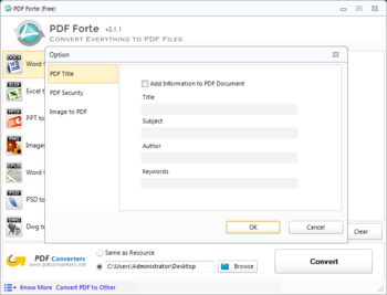 PDF Forte screenshot 2