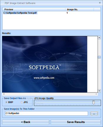 PDF Image Extract Software screenshot 2