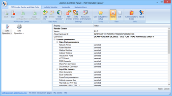 PDF Render Center screenshot