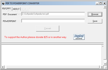 PDF to PowerPoint Converter screenshot