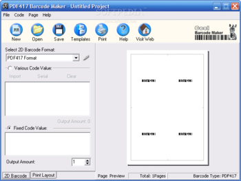 PDF417 Barcode Maker screenshot
