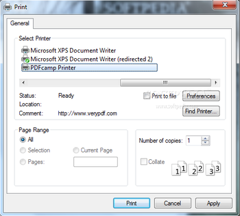 PDFcamp (PDF Writer) screenshot