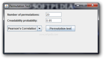 Permutation Test screenshot