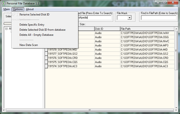 Personal File Database screenshot 2