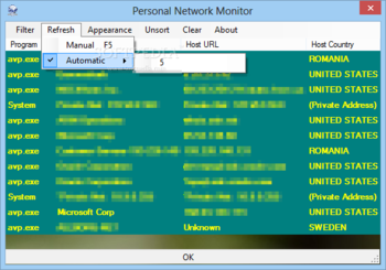 Personal Network Monitor (PNetMon) screenshot 3